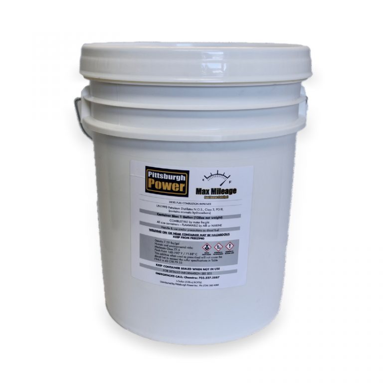 Max Mileage - Fuel Borne Catalyst - 5 Gallons - Pittsburgh Power Fuel ...